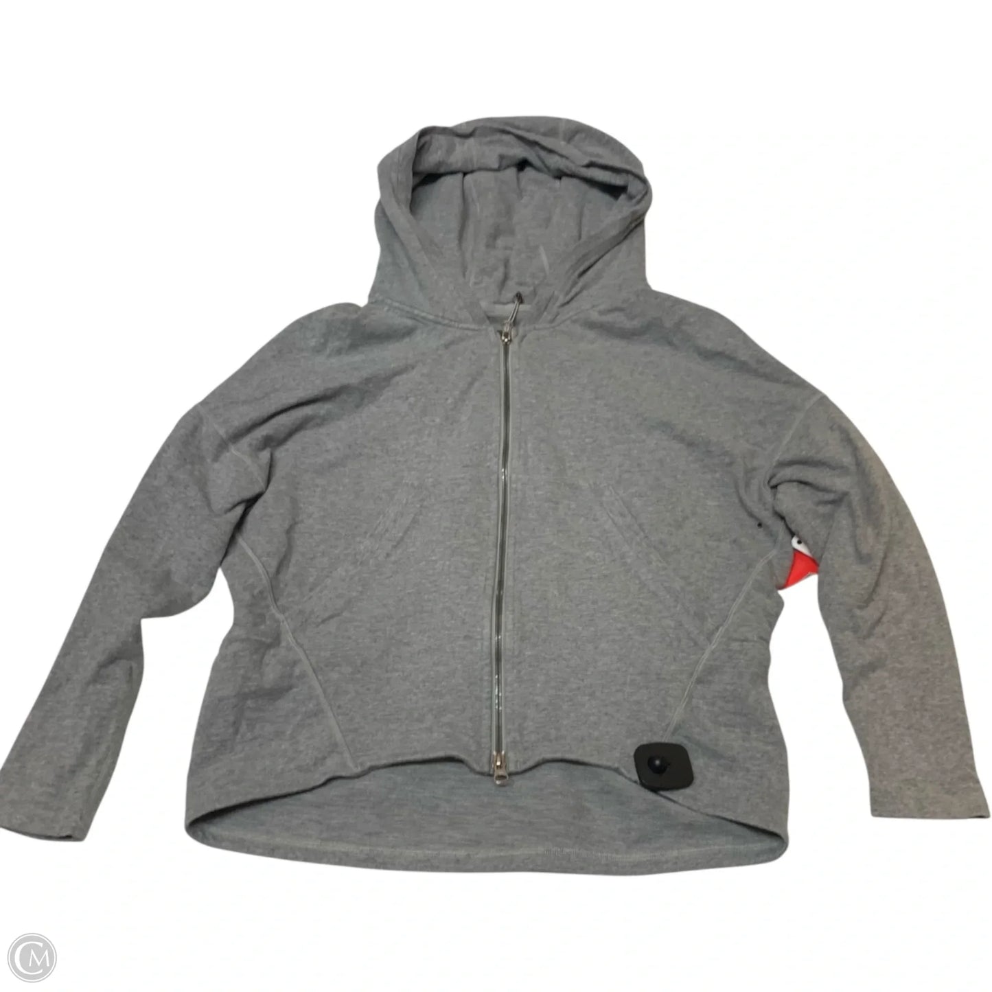 Athletic Jacket By Lululemon In Grey, Size: S