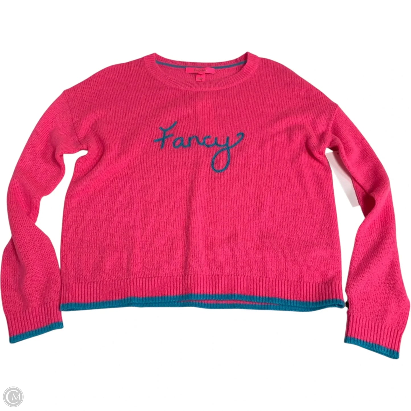 Sweater Designer By Lilly Pulitzer In Blue & Pink, Size: M