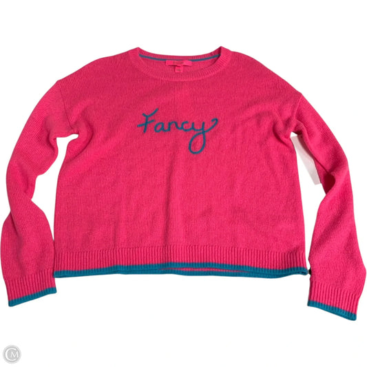 Sweater Designer By Lilly Pulitzer In Blue & Pink, Size: M
