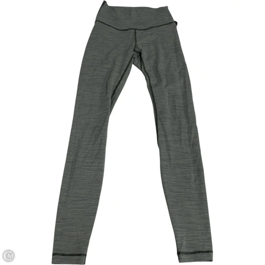 Athletic Leggings By Lululemon In Green, Size: S