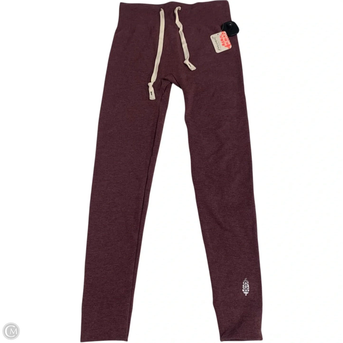 Pants Leggings By Free People In Maroon, Size: Xs