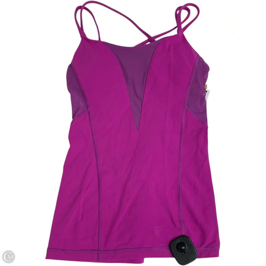 Athletic Tank Top By Lululemon In Purple, Size: Xs
