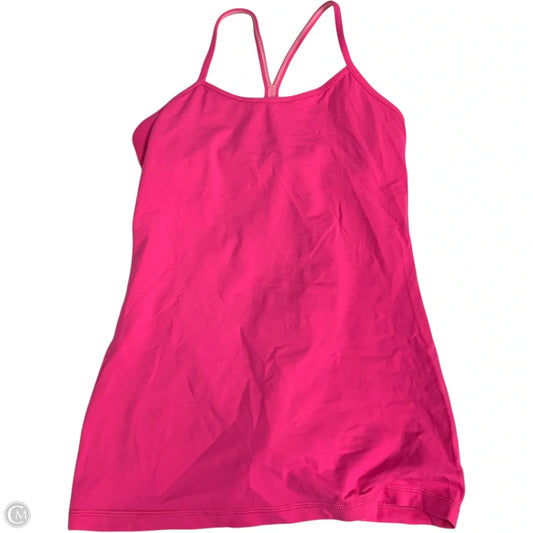 Athletic Tank Top By Lululemon In Pink, Size: S