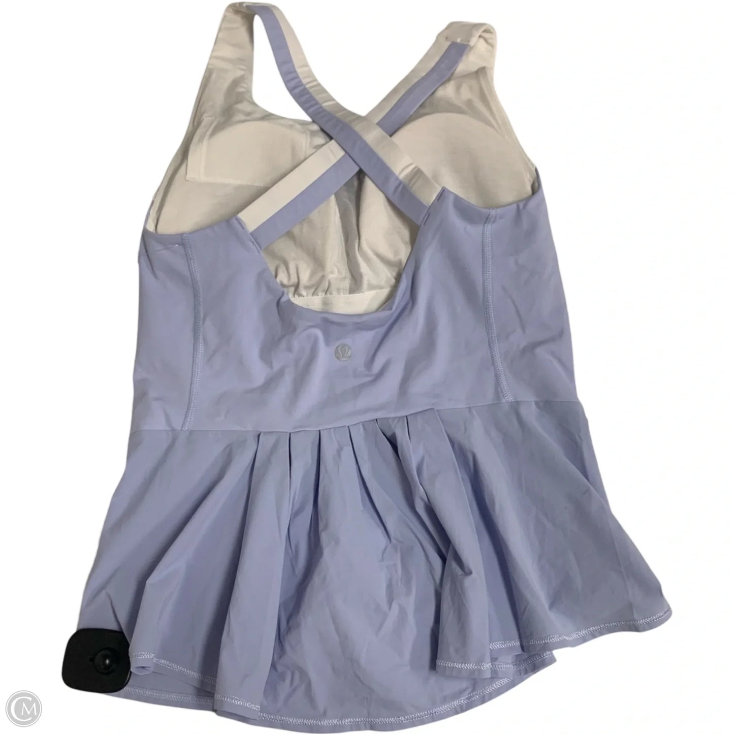 Athletic Tank Top By Lululemon In Blue & White, Size: S