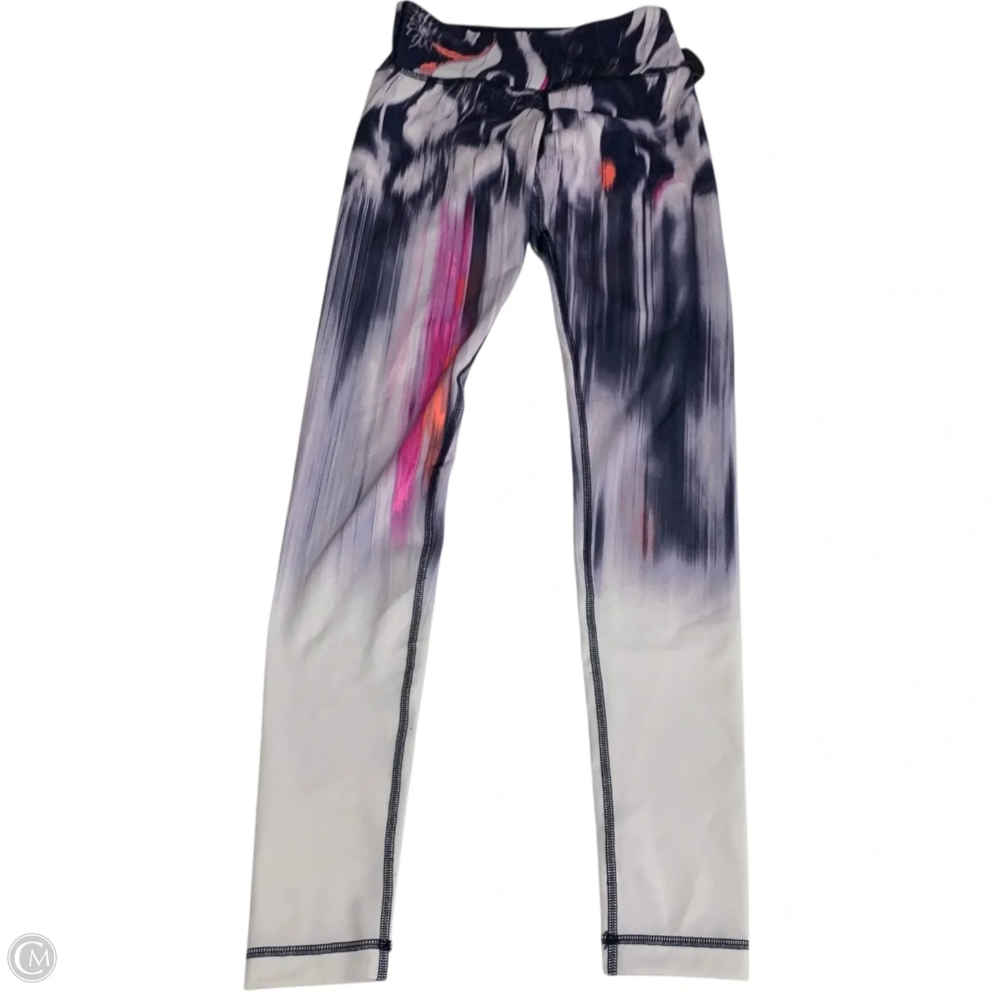 Athletic Leggings By Lululemon In Purple & White, Size: S