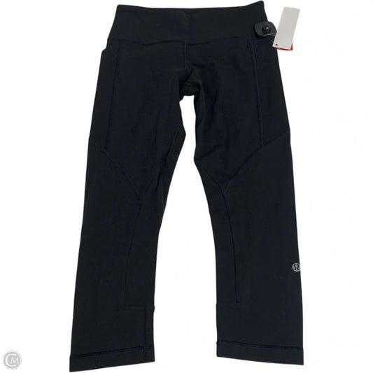 Athletic Leggings Capris By Lululemon In Black, Size: S
