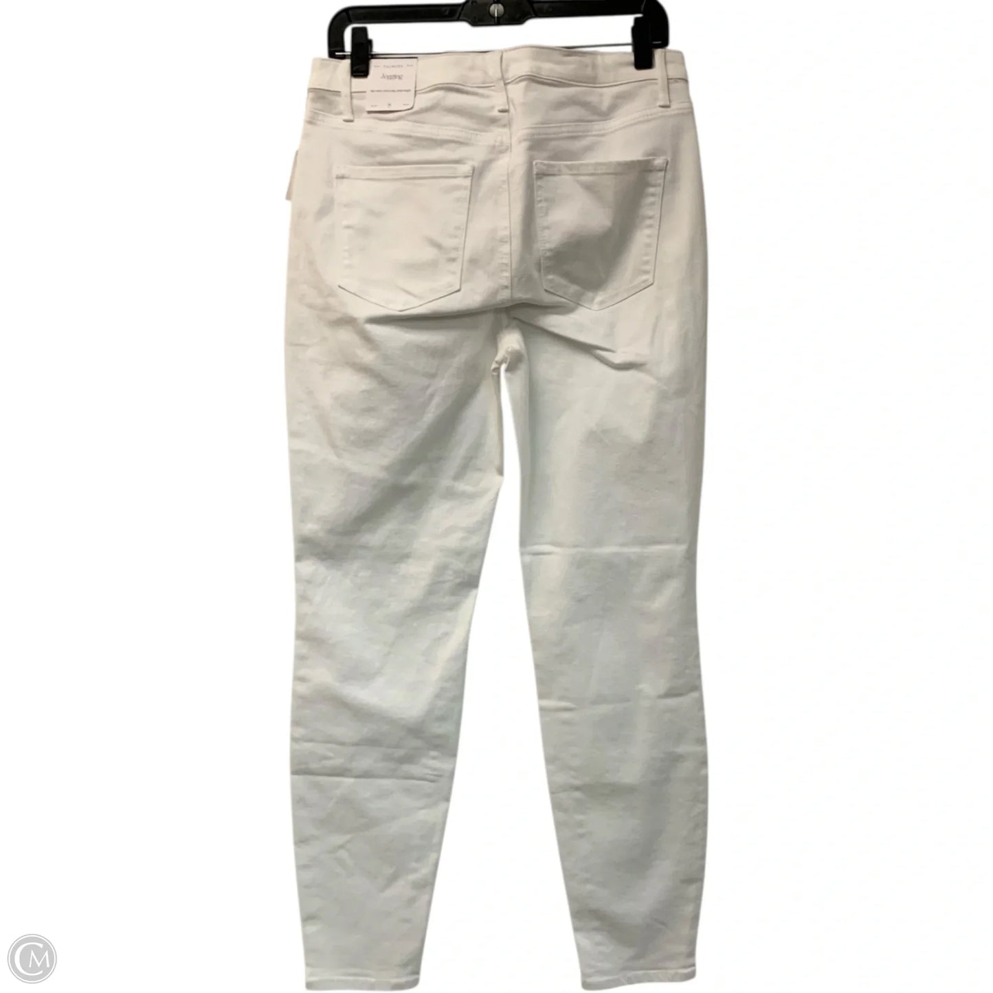 Jeans Skinny By Talbots In White Denim, Size: 8