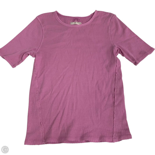 Top Short Sleeve By We The Free In Pink, Size: L