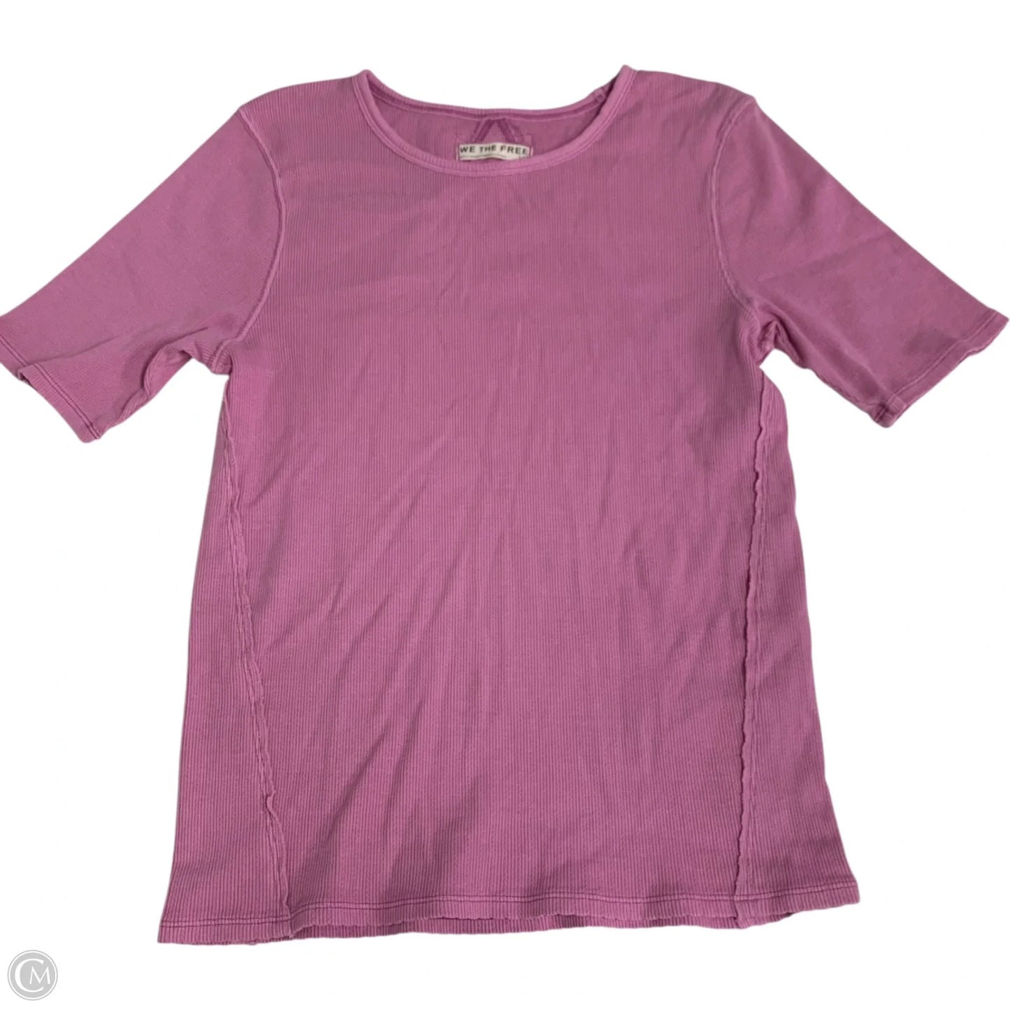 Top Short Sleeve By We The Free In Pink, Size: L