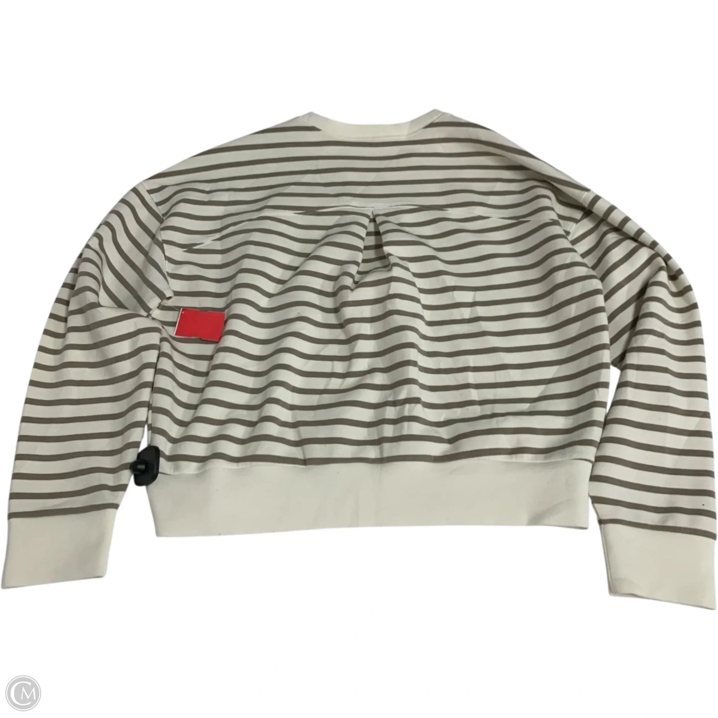 Sweatshirt Crewneck By Spanx In Striped Pattern, Size: M