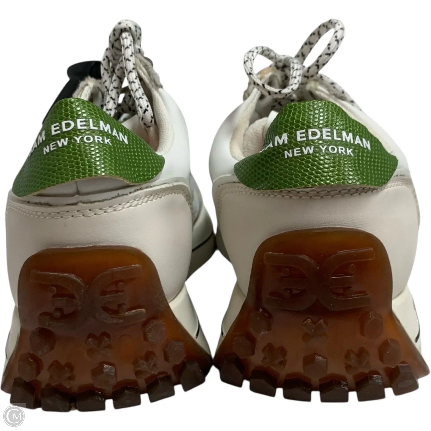 Shoes Sneakers By Sam Edelman In Cream & Green, Size: 8