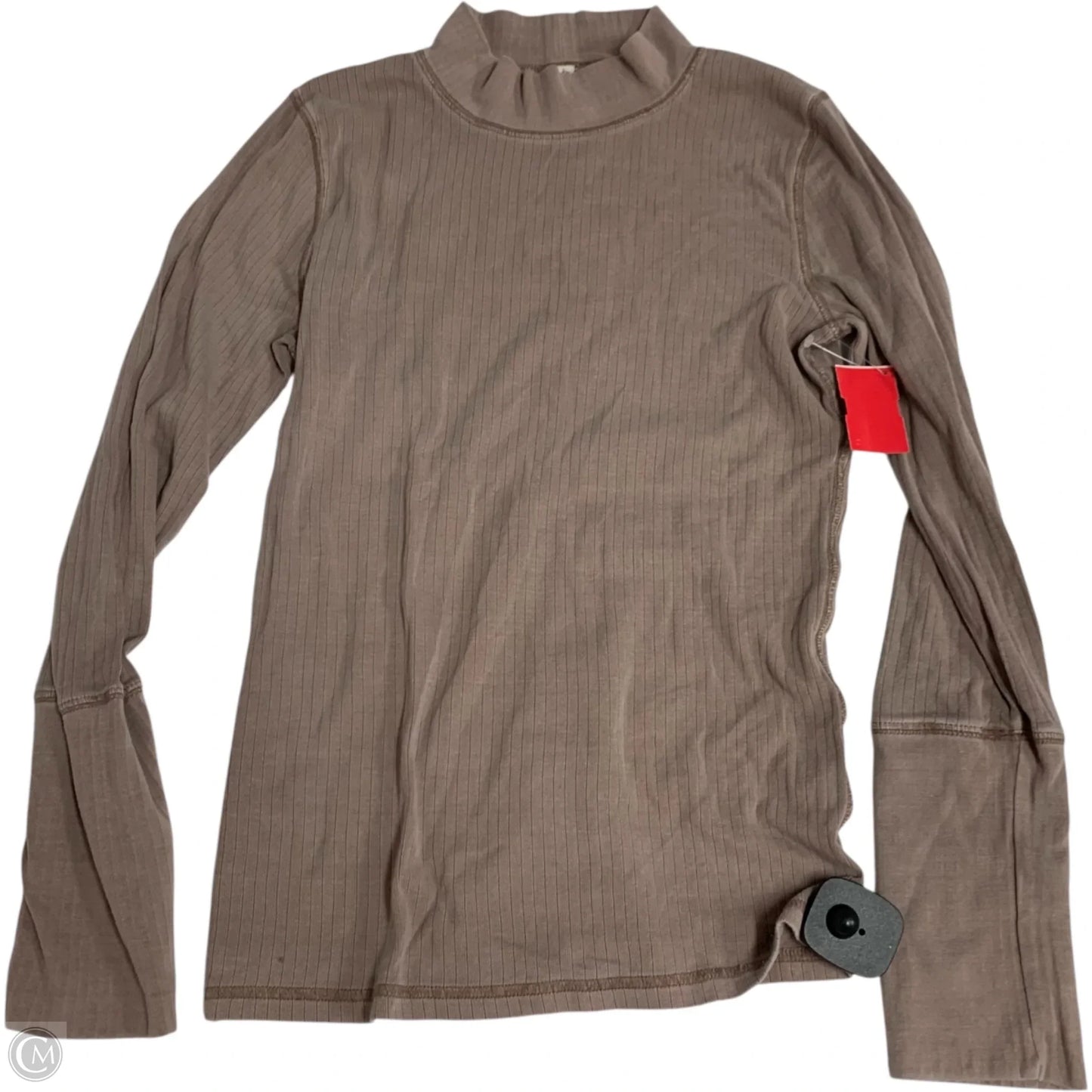 Top Long Sleeve By Free People In Taupe, Size: L