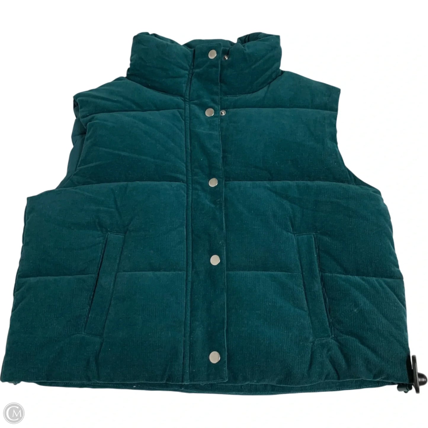 Vest Puffer & Quilted By Loft In Green, Size: S