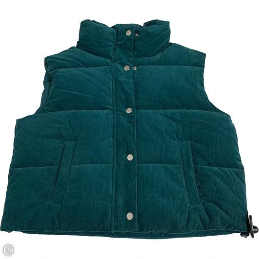 Vest Puffer & Quilted By Loft In Green, Size: S