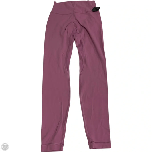 Athletic Leggings By Lululemon In Purple, Size: S