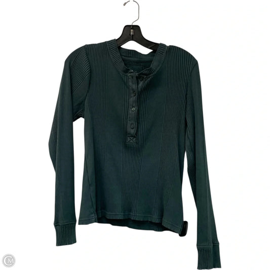 Top Long Sleeve By Aerie In Green, Size: L