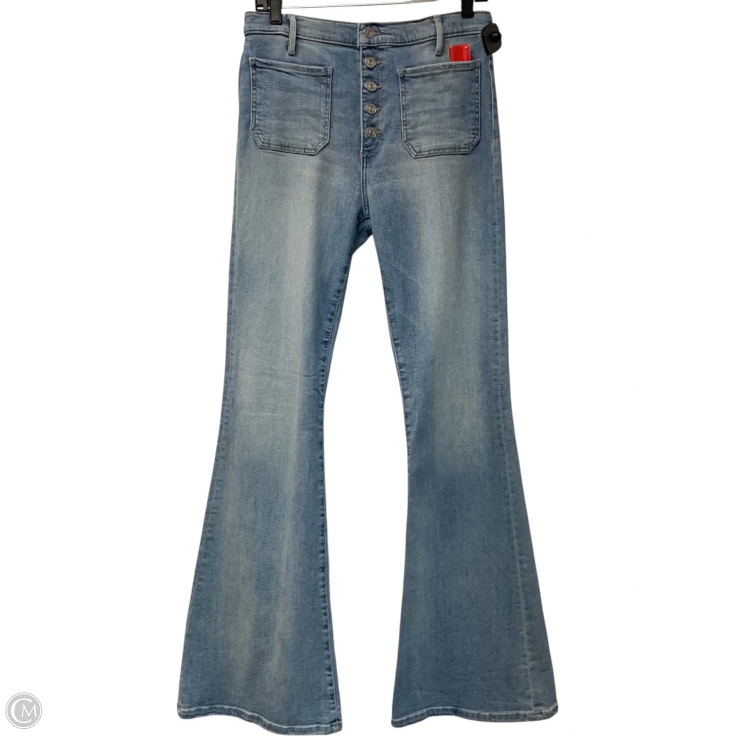 Jeans Flared By Black Orchid In Blue Denim, Size: 10