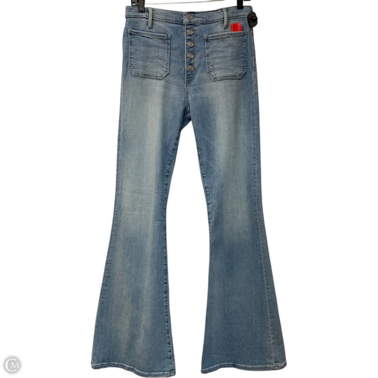 Jeans Flared By Black Orchid In Blue Denim, Size: 10