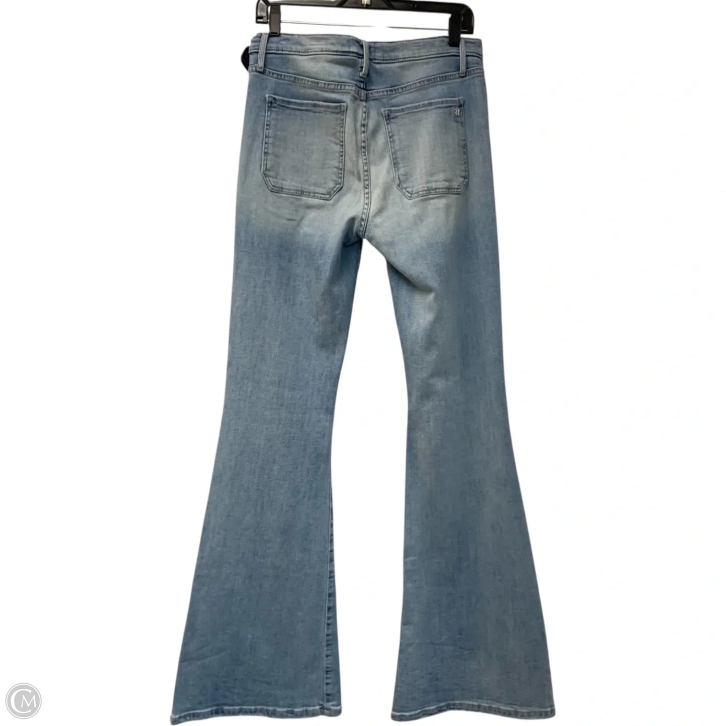 Jeans Flared By Black Orchid In Blue Denim, Size: 10