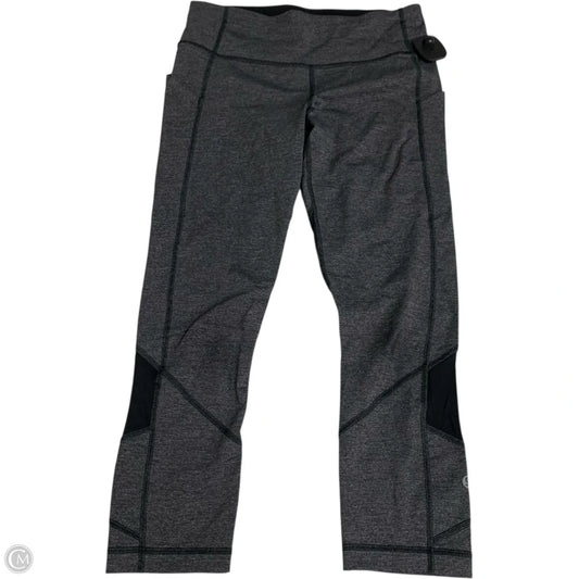 Athletic Leggings Capris By Lululemon In Grey, Size: S