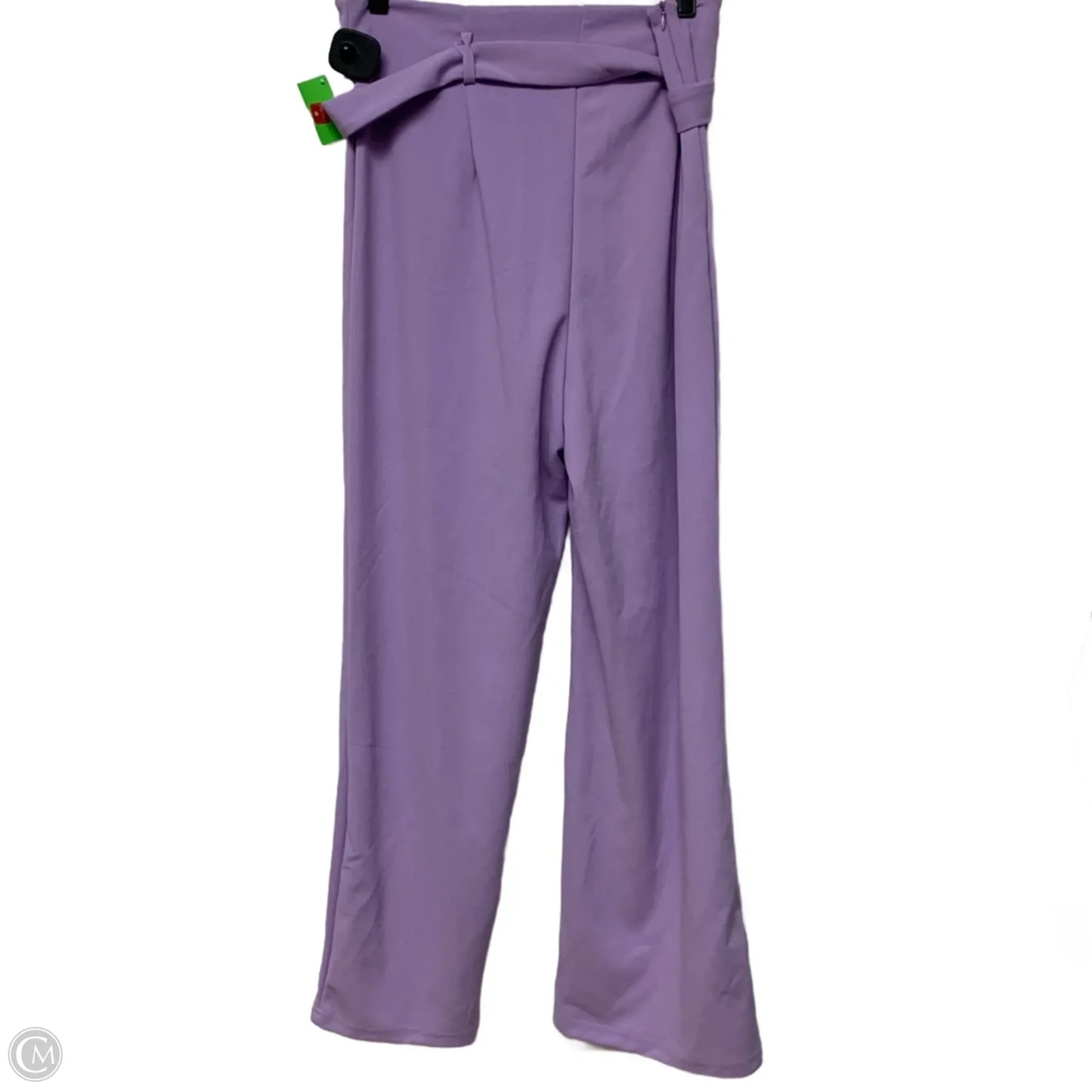 Pants Wide Leg By Shein In Purple, Size: Xl
