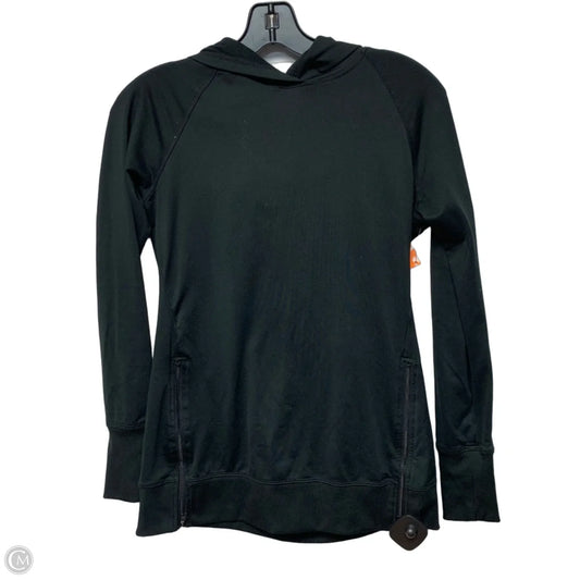 Athletic Sweatshirt Hoodie By Layer 8 In Black, Size: S