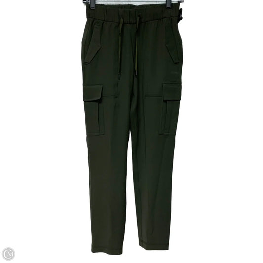 Athletic Pants By Lululemon In Green, Size: Xs
