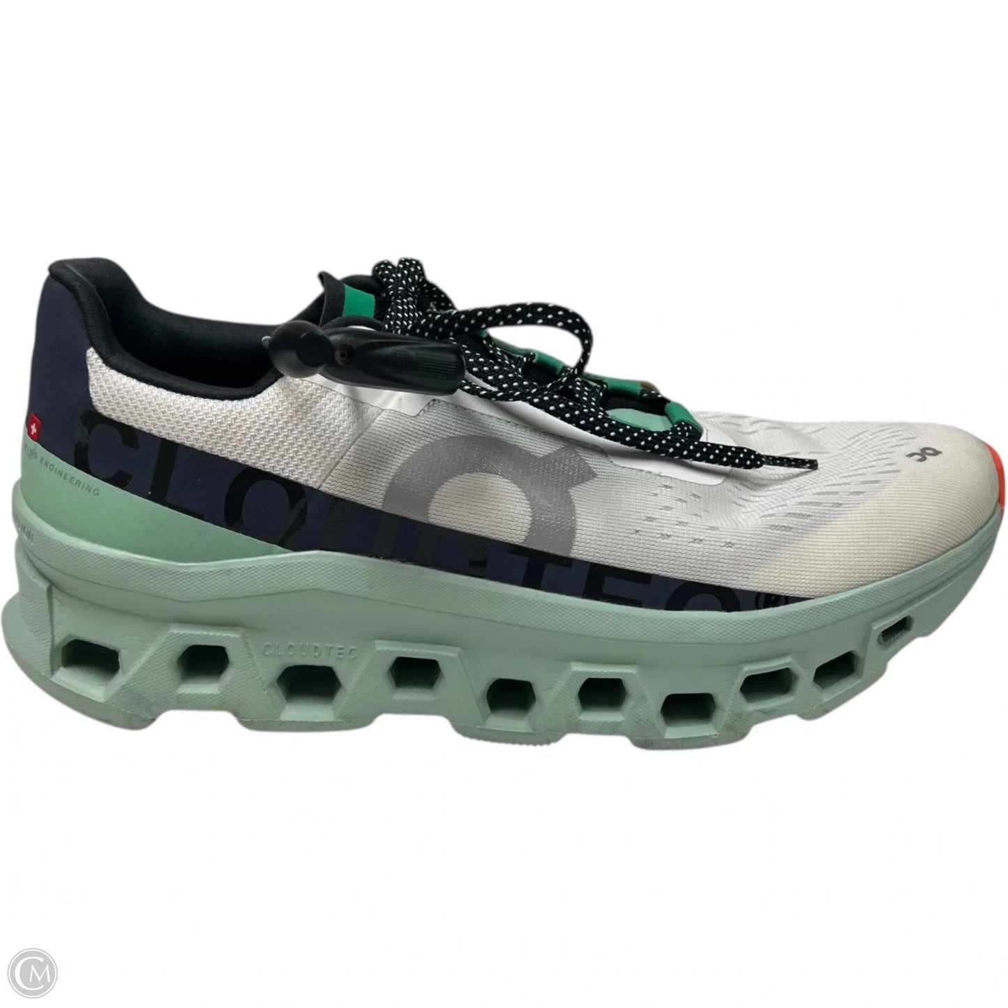 Shoes Athletic By On Cloud In Green & White, Size: 11