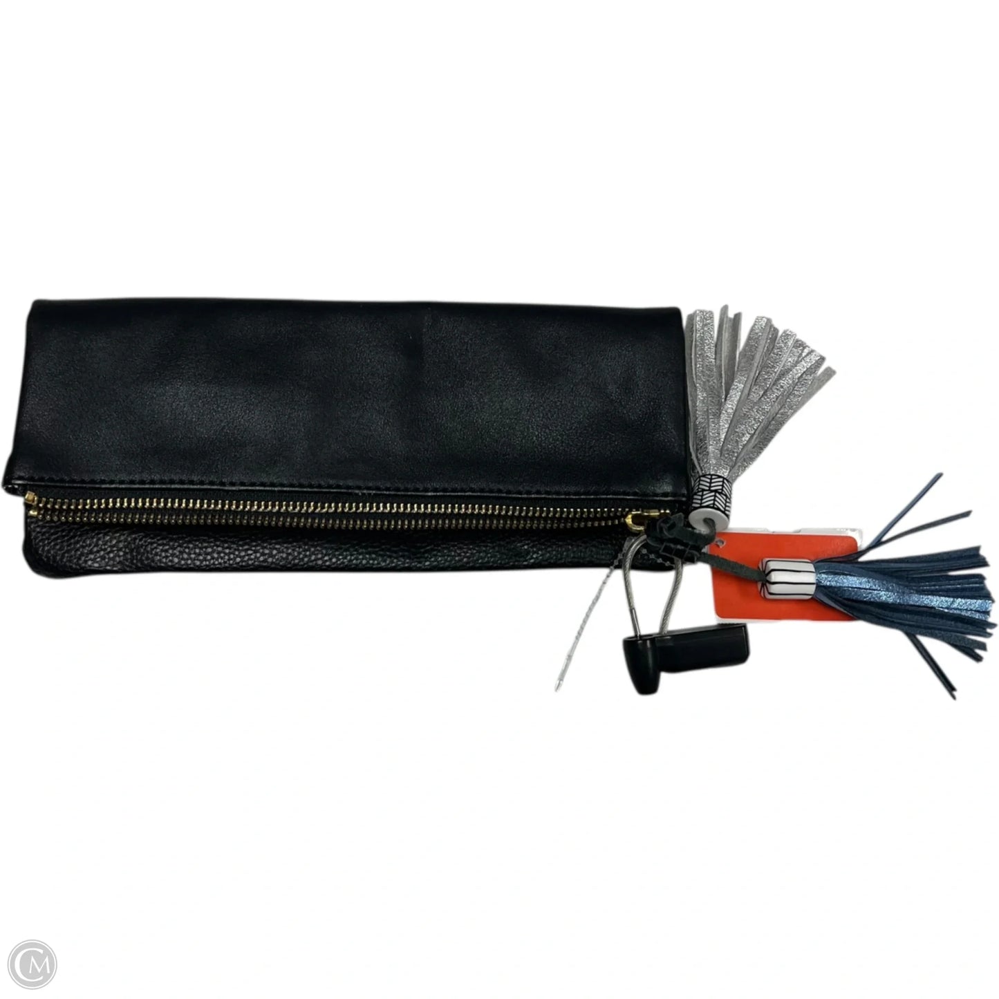 Clutch Leather By Anthropologie, Size: Medium