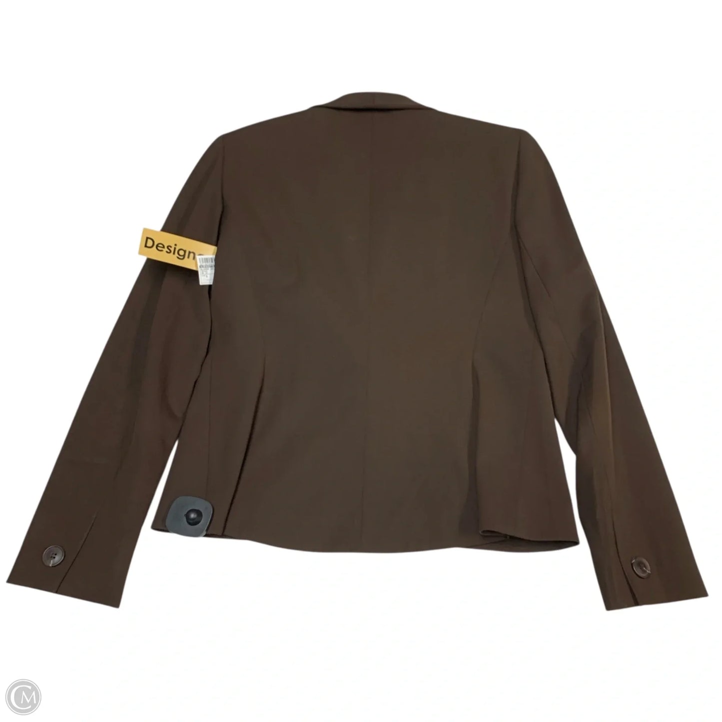 Blazer Designer By Lafayette 148 In Brown, Size: S