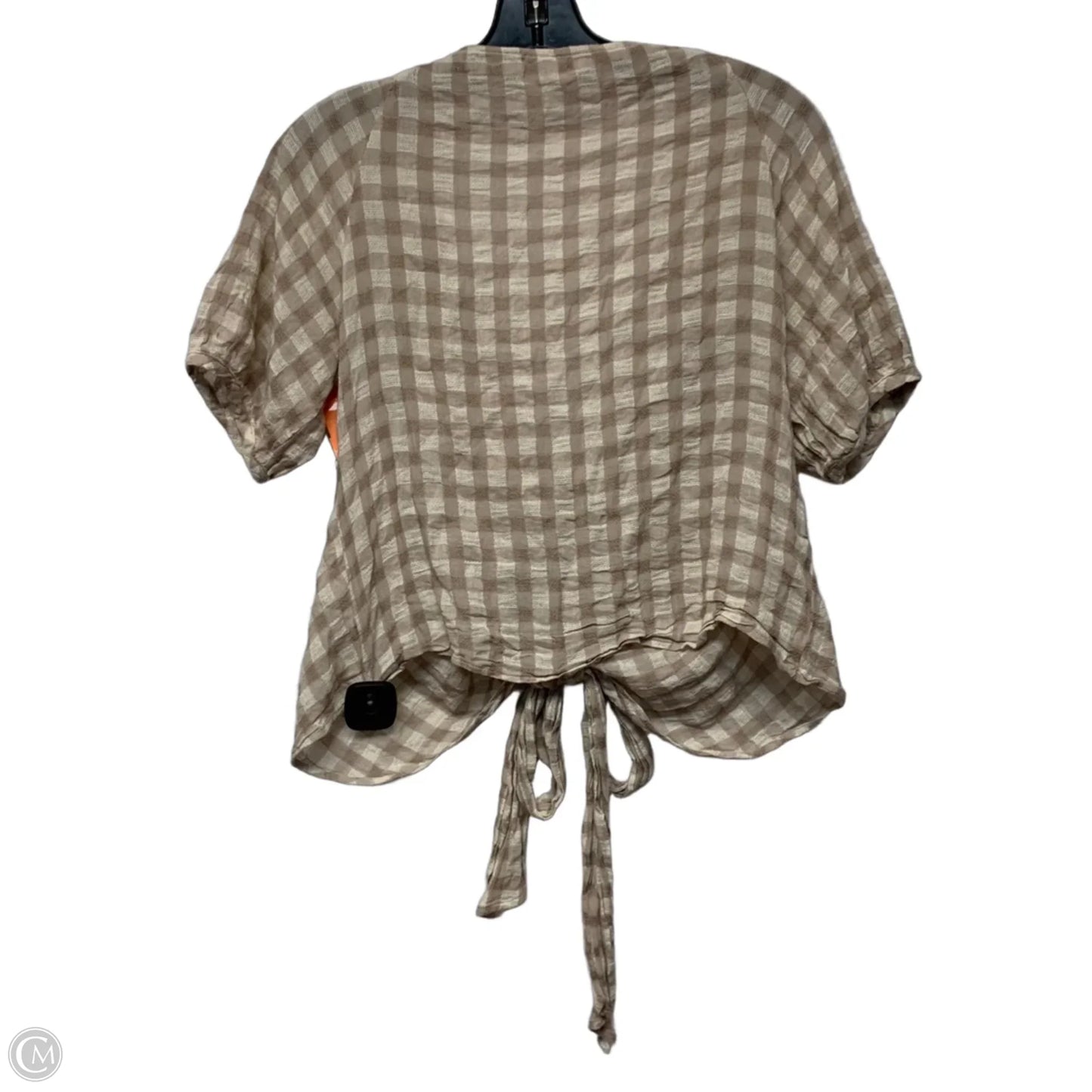 Top Short Sleeve By Madewell In Beige, Size: S