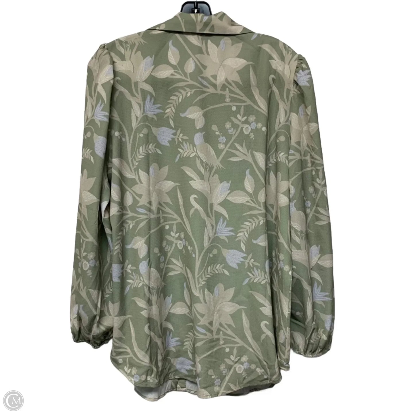 Top Long Sleeve Designer By Tuckernuck In Green, Size: Xl