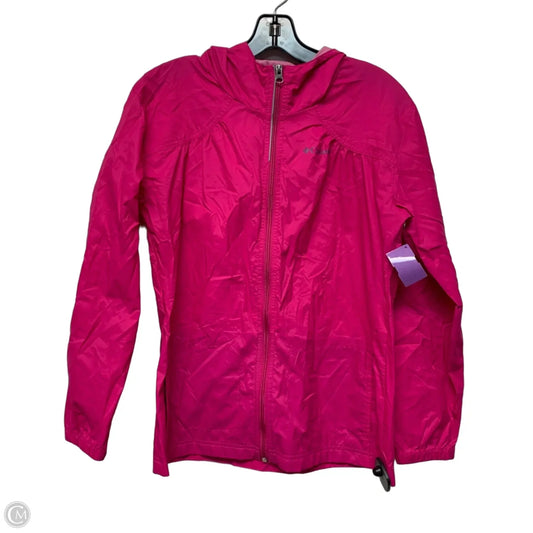 Jacket Windbreaker By Columbia In Pink, Size: Xl