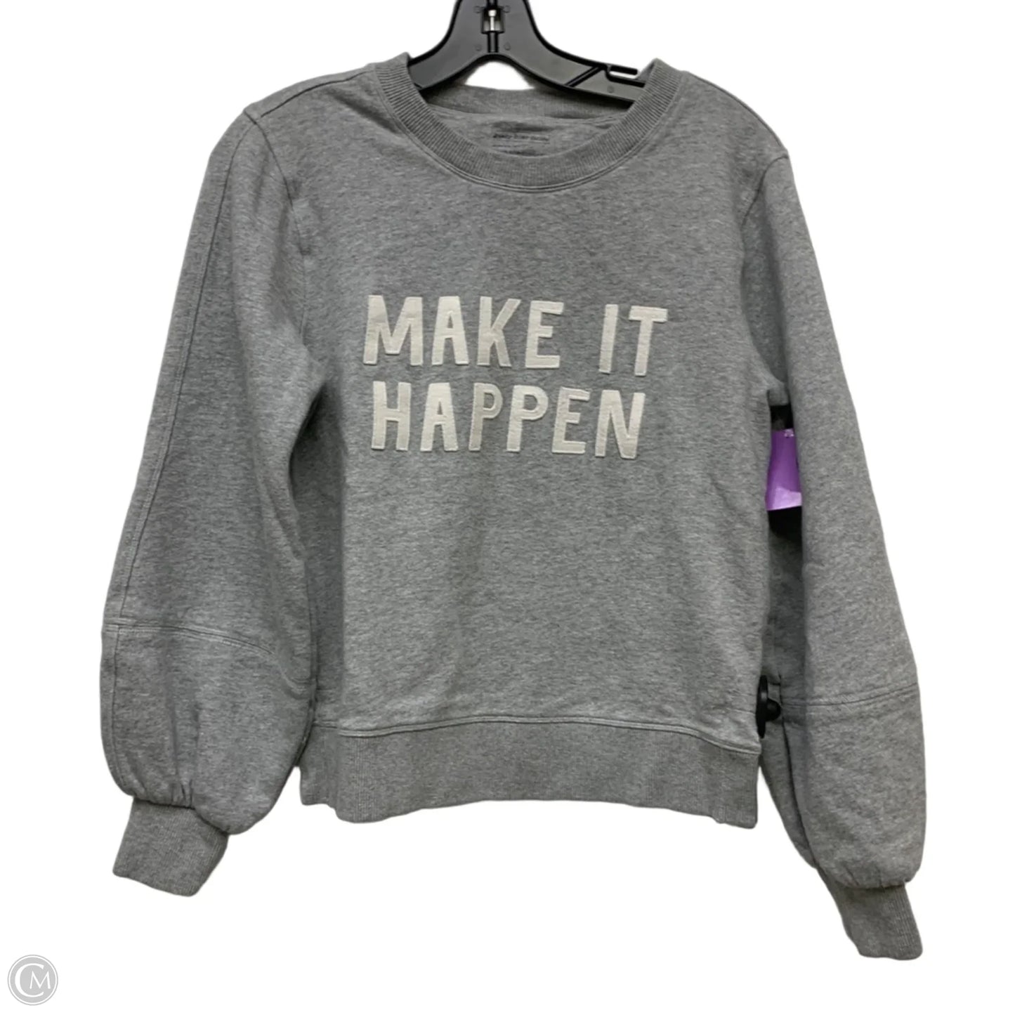 Sweatshirt Crewneck By Ashley Brown Durand In Grey, Size: Xs