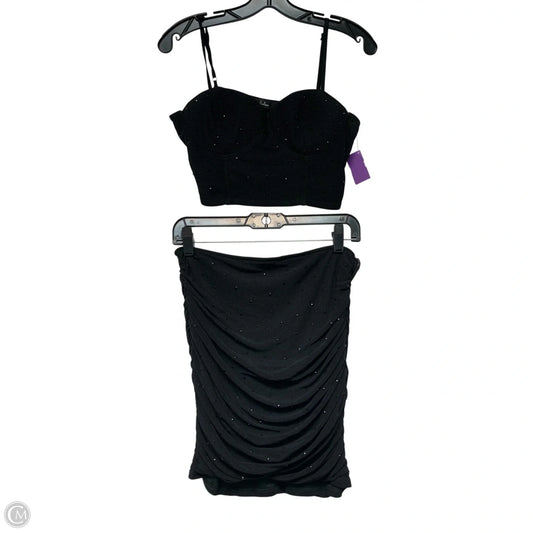Skirt Set 2pc By Lulus In Black, Size: L