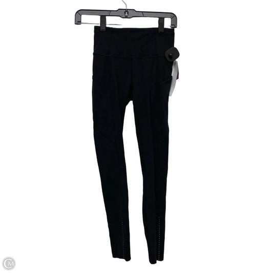 Athletic Leggings By Lululemon In Black, Size: Xs