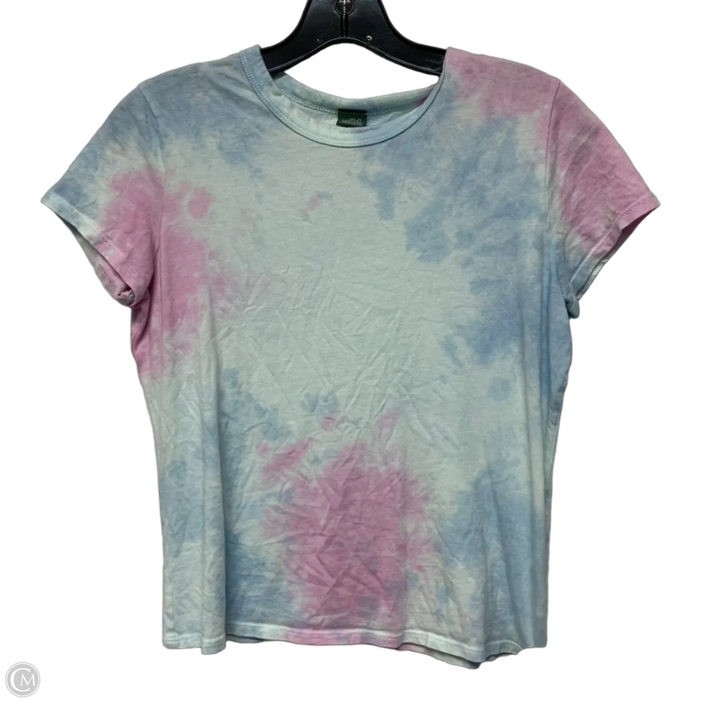 Top Short Sleeve By Wild Fable In Tie Dye Print, Size: M