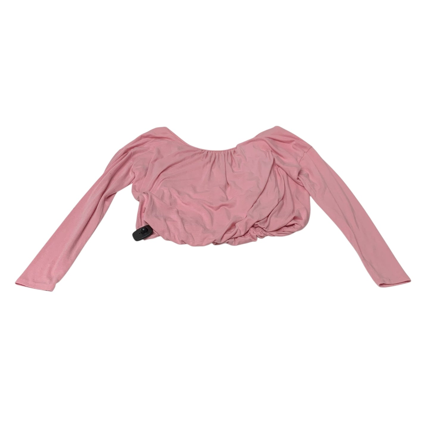 Top Long Sleeve By Maeve In Pink, Size: S