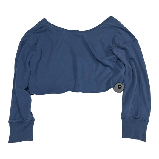 Top Long Sleeve By Aerie In Blue, Size: L