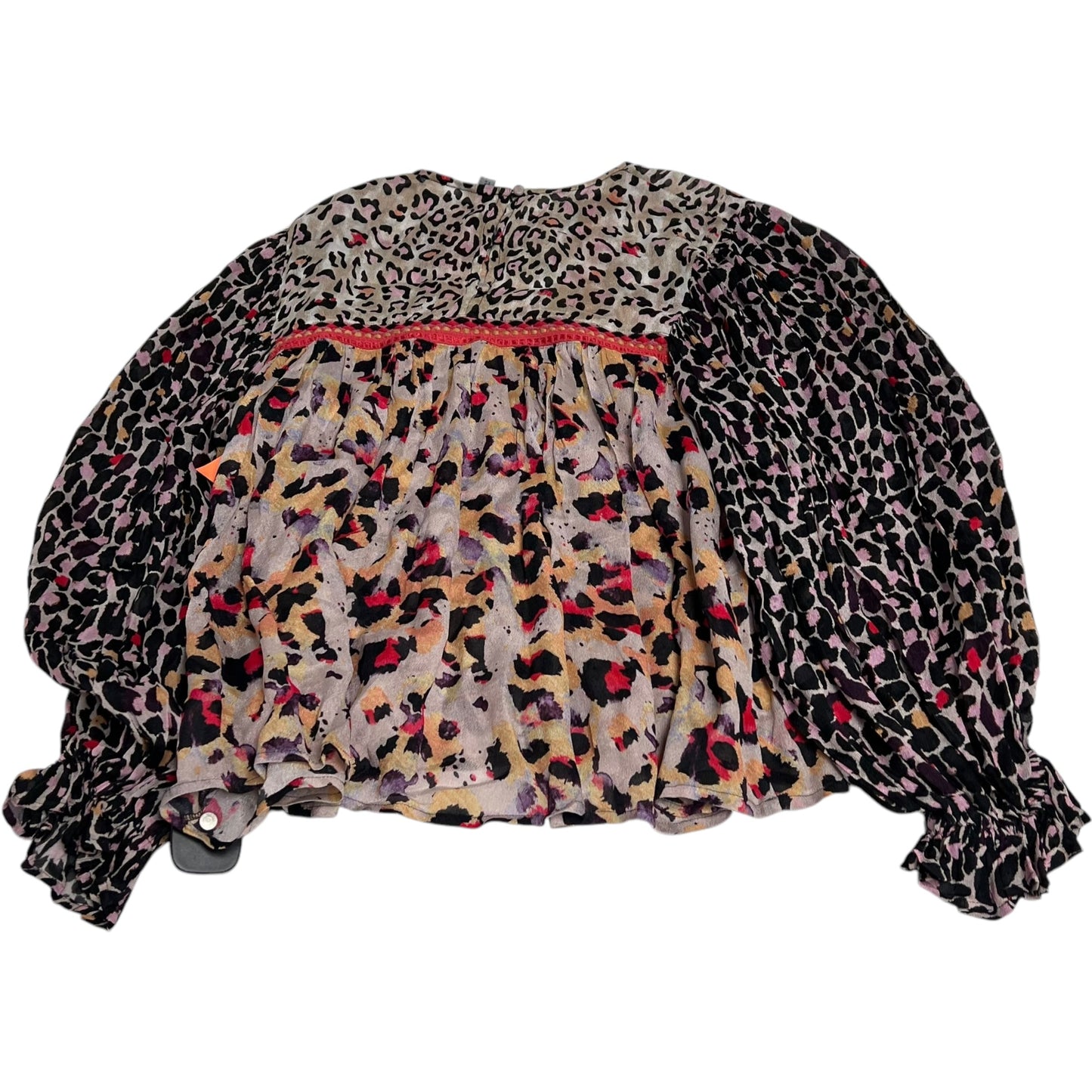 Top Long Sleeve By Blank London In Animal Print, Size: Xs