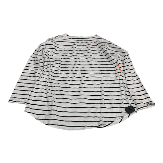 Top Long Sleeve By Sunfaynis In Striped Pattern, Size: 2x