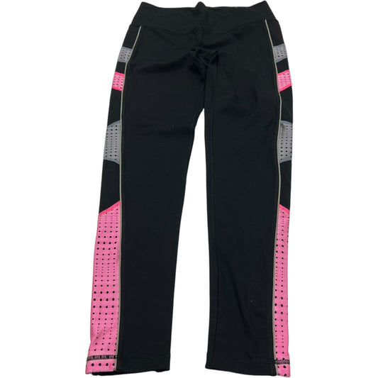 Athletic Leggings By Victorias Secret In Black & Pink, Size: M