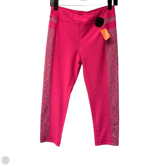 Athletic Leggings Capris By 90 Degrees By Reflex In Pink, Size: M