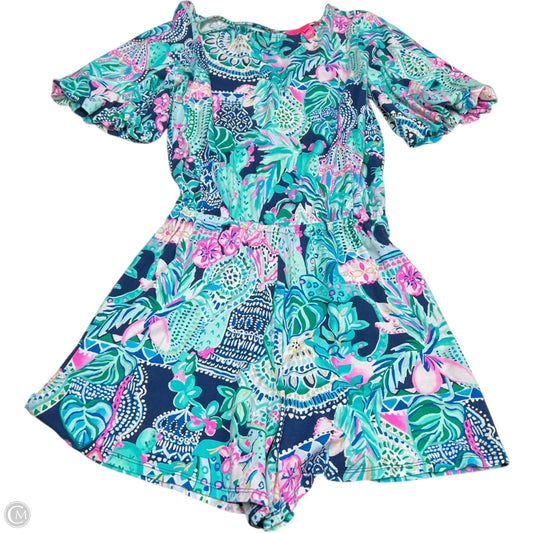 Romper Designer By Lilly Pulitzer In Blue, Size: Xs