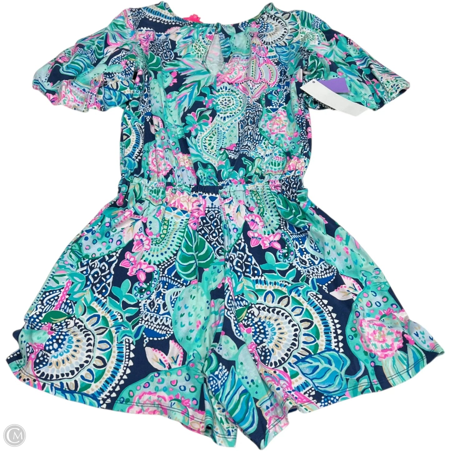 Romper Designer By Lilly Pulitzer In Blue, Size: Xs