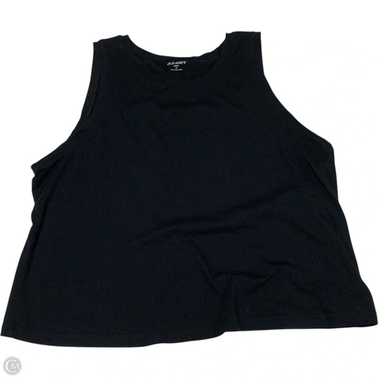 Top Sleeveless Basic By Old Navy In Black, Size: 2x