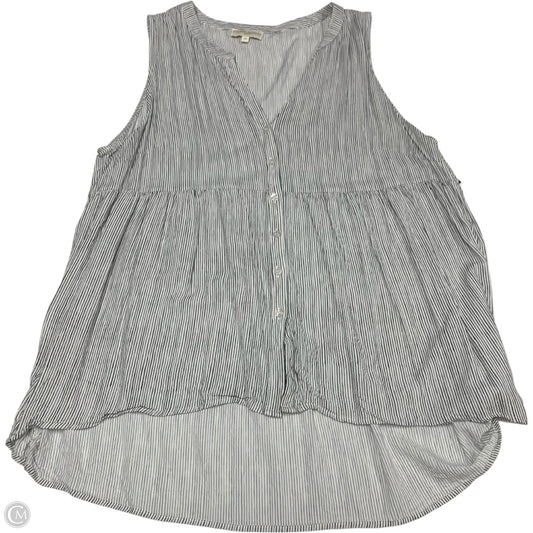 Top Sleeveless By Cynthia Rowley In Striped Pattern, Size: 2x