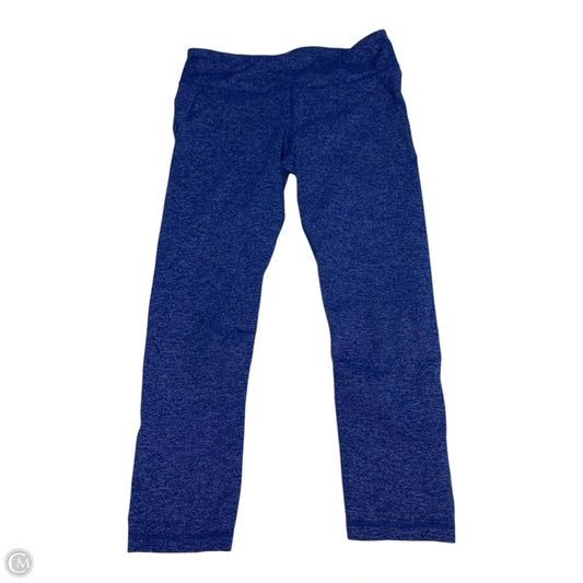 Athletic Leggings By Under Armour In Blue, Size: S