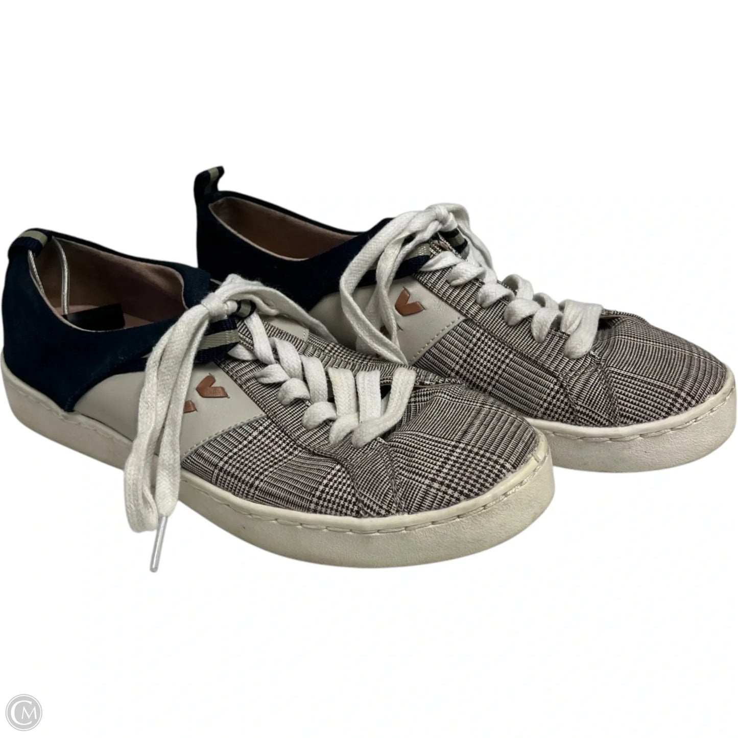 Shoes Designer By Jack Rogers In Blue & Brown, Size: 7