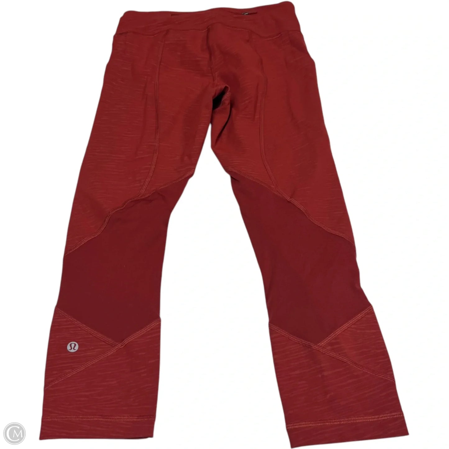 Athletic Leggings By Lululemon In Orange, Size: S